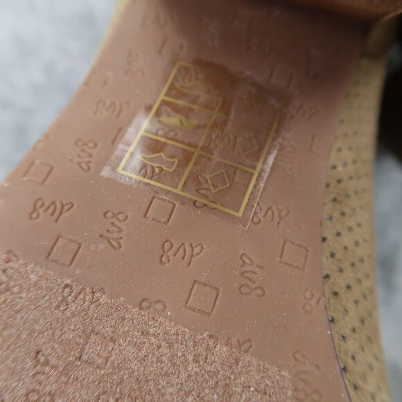 Dolce Vita Shoes Womens 7.5 Bootie Fashion Open Toe Cutout Chunky Heel Olive Zip - Picture 12 of 15